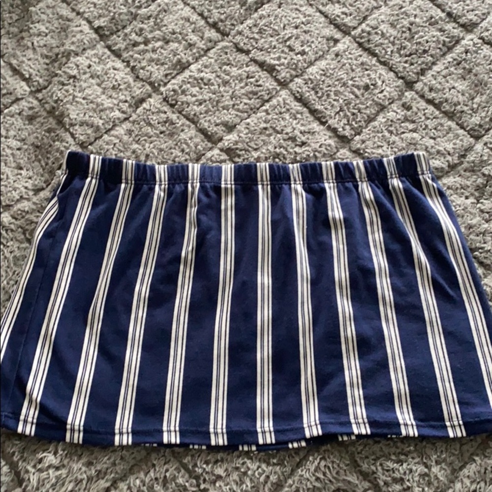 striped crop top